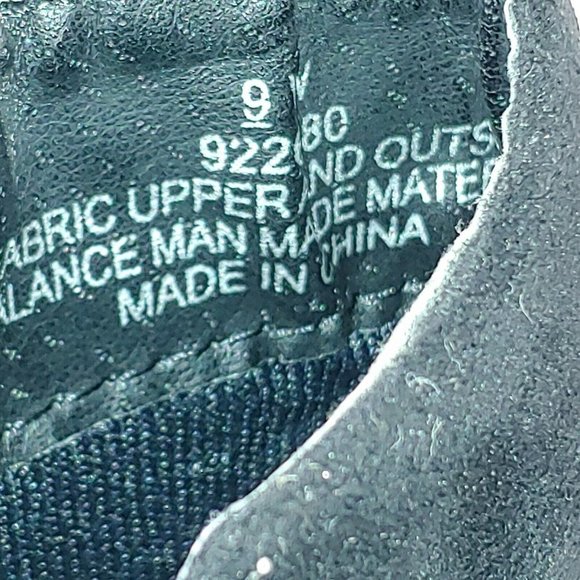 Lane Bryant Womens Faux Suede Platform Ankle Bootie Elastic Ribbing Black 9W - Picture 11 of 11